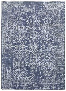 Diamond Carpets koberce Ručně vázaný kusový koberec Diamond DC-JK 1 Jeans blue/silver - 140x200 cm
