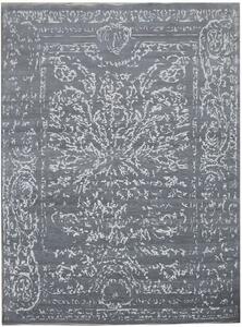 Diamond Carpets koberce Ručně vázaný kusový koberec Diamond DC-JK 2 Light grey/silver - 140x200 cm