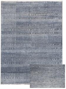 Diamond Carpets koberce Ručně vázaný kusový koberec Diamond DC-MCN Medium blue/silver - 160x230 cm