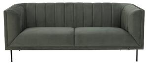 Designová 3-místná sedačka Darcila 201 cm šedo-zelená
