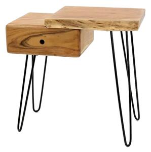 Noční stolek Cive pravá solid acacia natural