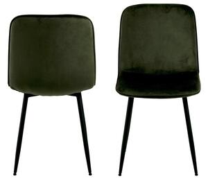 Designová jídelní židle Damek olivově-zelená
