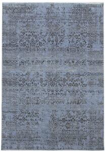 Diamond Carpets koberce Ručně vázaný kusový koberec Diamond DC-JK 1 Jeans blue/black ROZMĚR: 180x275