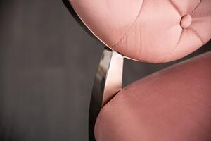 Designová židle Rococo II růžová