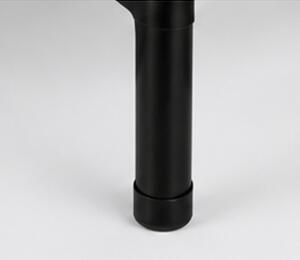 Botník, 3 patra, kov/plast, 62x56x26 cm, černá, Dekorino BB20260019