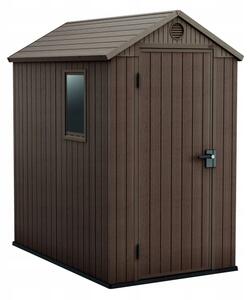 Zahradní domek Keter Darwin 4 x 6 hnědý, s podlahou