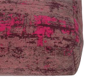Designový podlahový polštář Rowan 70 cm červeno-růžový