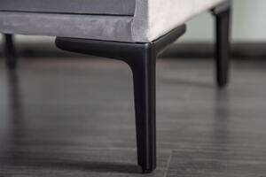 Designový noční stolek Gallia stříbrno-šedý - II. třída