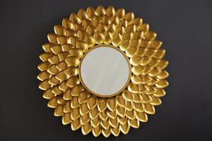 Designové nástěnné zrcadlo Lanesia 90 cm zlaté