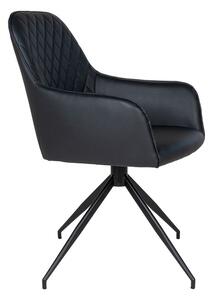Designová otočná židle Gracelyn černá
