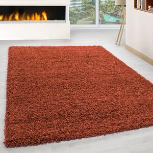Ayyildiz, Chlupatý kusový koberec Life Shaggy 1500 terra | Oranžová Typ: 140x200 cm