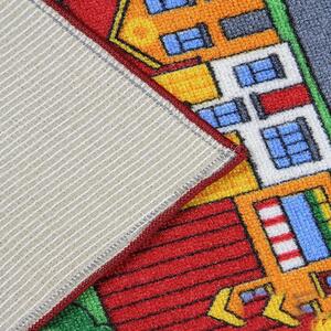 Associated Weavers koberce Hrací koberec pro děti silnice Little Village - 100x165 cm