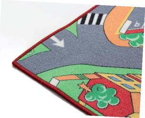 Associated Weavers koberce Hrací koberec pro děti silnice Little Village - 140x200 cm