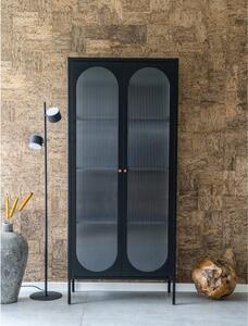 Designová vitrína Lalette 180 cm černá