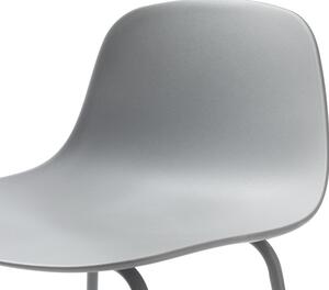 Designová barová židle Jensen šedá