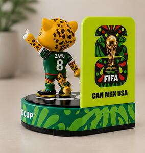 Figurka, Zayu, oficiální maskot FIFA MS 2026, výška 6 cm, plast, originál barvy, Dekorino SF20260007