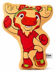 Polštář, dekorativní, maskot MS 2026 Maple, 60x40 cm, polyester/látka, tématika MS 2026, Dekorino PD20260004