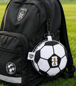 Polštář, dekorativní, multifunkční, tvar míče, motiv WORLD CUP 2026, 16x16/29x16 cm, polyester/akryl/látka, tématika MS 2026, Dekorino PD20260002