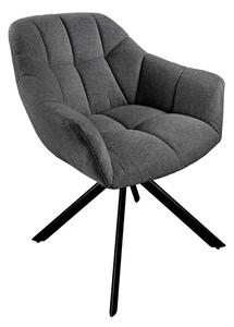 Designová otočná židle Vallerina antracitová