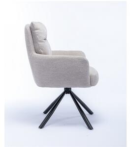 Designová otočná židle Maddison béžová