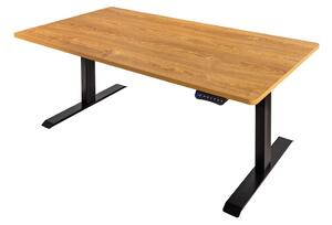 Výškově nastavitelný psací stůl Jayden 160 cm imitace dub