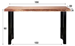 Barový stůl Burok IV - 150 Solid acacia natural