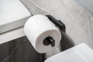 Sapho, SAMOA držák toaletního papíru bez krytu, černá matná