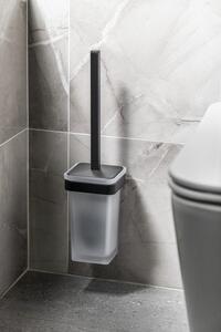 Sapho, SAMOA WC kartáč závěsný, chrom/mléčné sklo