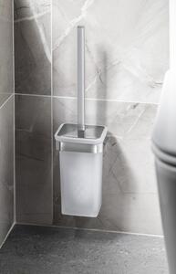 Sapho, SAMOA WC kartáč závěsný, chrom/mléčné sklo