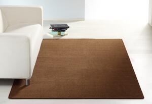 Hanse Home, Jednobarevní kusový koberec Nasty 101154 Braun | Hnědá Typ: 80x200 cm