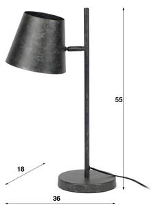 Stolní lampa Lamora II Charcoal