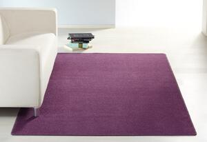 Hanse Home, Jednobarevní kusový koberec Nasty 101150 Lila | Fialová Typ: 80x200 cm