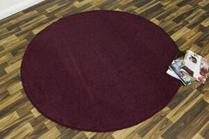 Kusový koberec Nasty 102368 Brombeer Violett kruh-133x133 (průměr) kruh