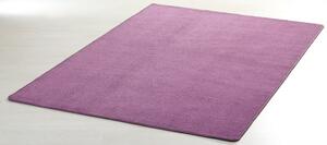 Hanse Home, Jednobarevní kusový koberec Nasty 101150 Lila | Fialová Typ: 80x150 cm