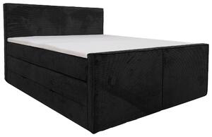 POSTEL BOXSPRING, 140/200 cm, černá Livetastic, Online Only