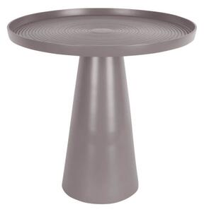 MUZZA Odkládací stolek Rizky Ø 40 x 37,5 cm hnědá