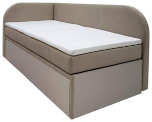 ČALOUNĚNÁ POSTEL, 90/200 cm barvy grafitu Livetastic, Online Only