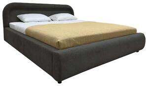 ČALOUNĚNÁ POSTEL, 140/200 cm, černá Livetastic, Online Only