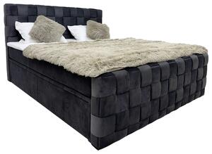 AMERICKÁ POSTEL, 140/200 cm, černá Livetastic, Online Only