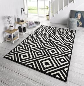 Zala Living - Hanse Home, Kusový koberec Capri 102553 | černá Typ: 200x290 cm