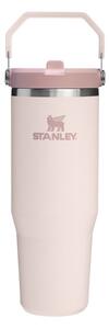 Světle růžová termoska z nerezové oceli 890 ml IceFlow™ Flip Straw 2.0 Tumbler Rose Quartz – Stanley