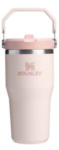 Světle růžová termoska z nerezové oceli 600 ml IceFlow™ Flip Straw 2.0 Tumbler Rose Quartz – Stanley