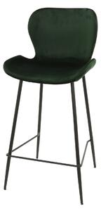 Barová židle Etona II Green velvet