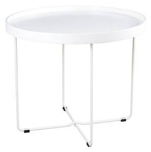 Konferenční stolek bunro Ø 60 cm bílý