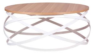Konferenční stolek doria Ø 80 cm dubový