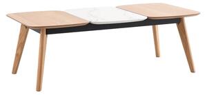 MUZZA Konferenční stolek alvin 120 x 60 cm přírodní