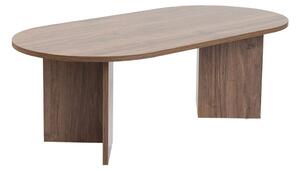 Tmavě hnědý konferenční stolek v dekoru ořechu 60x119 cm Sable – Kalune Design