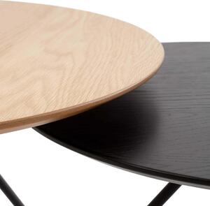Konferenční stolek vida Ø 60 cm černý