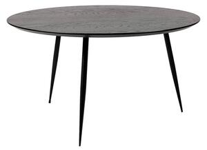 MUZZA Konferenční stolek halp Ø 80 cm černý