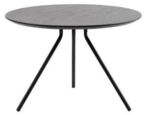 MUZZA Konferenční stolek vida Ø 60 cm černý